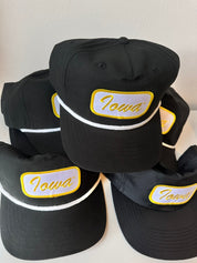 Iowa Name Plate Rope Hat