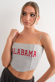 Alabama Touchdown Corset Top