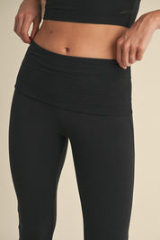 Hawkeyes Fold Over Yoga Pants
