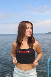 Wisco Star Rhinestone Stadium Tank