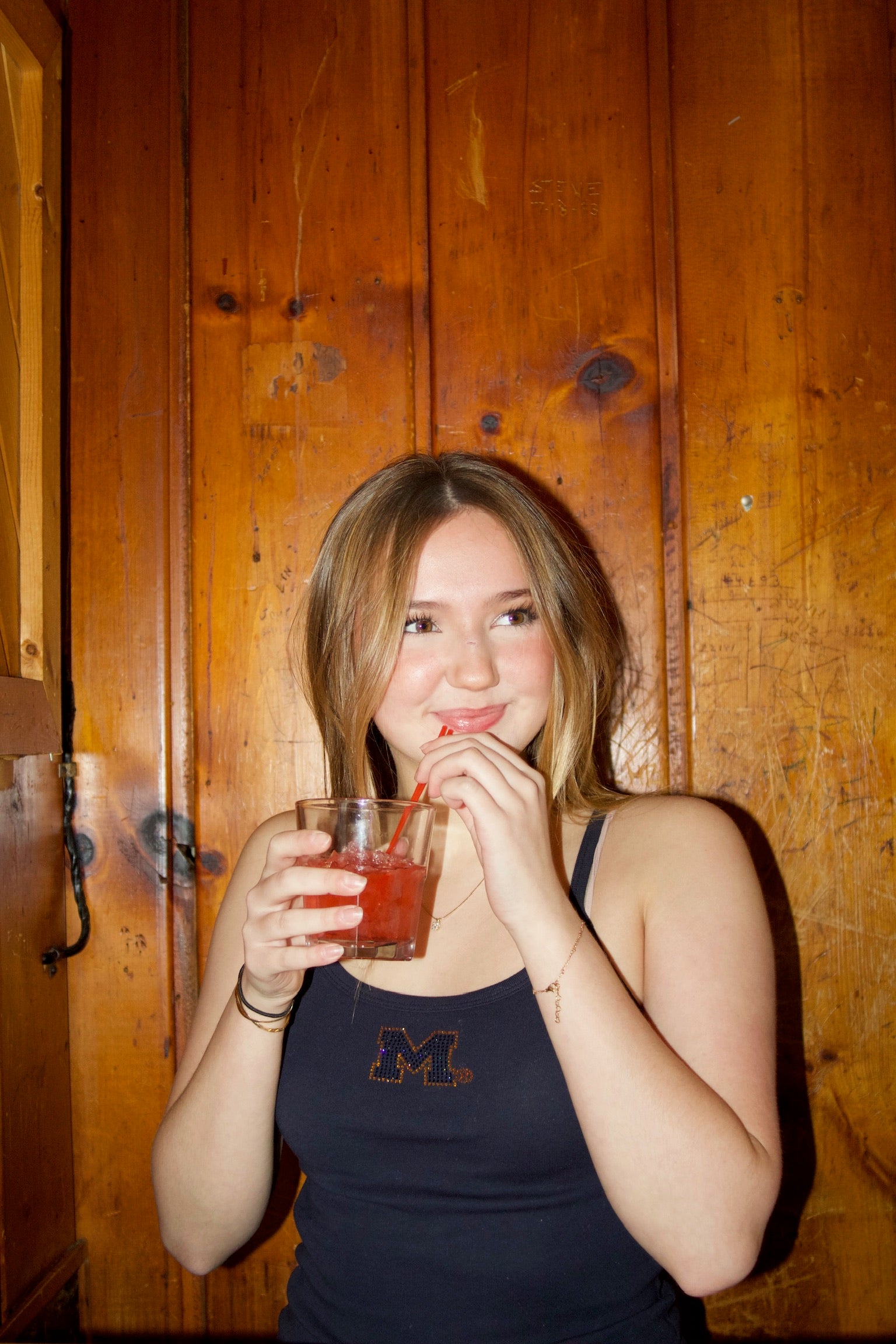 M Rhinestone Everyday Tank