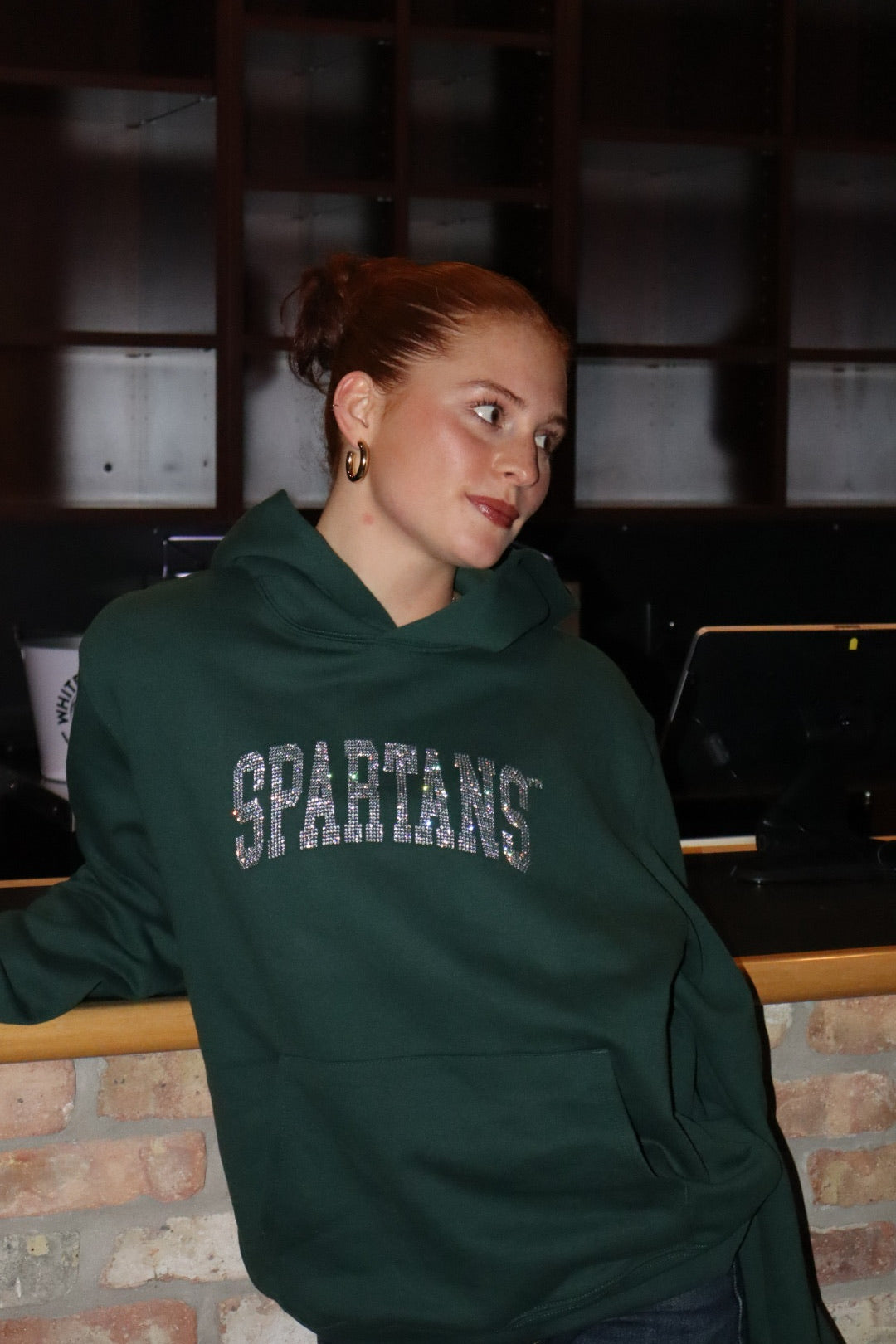 Spartans Rhinestone Hoodie
