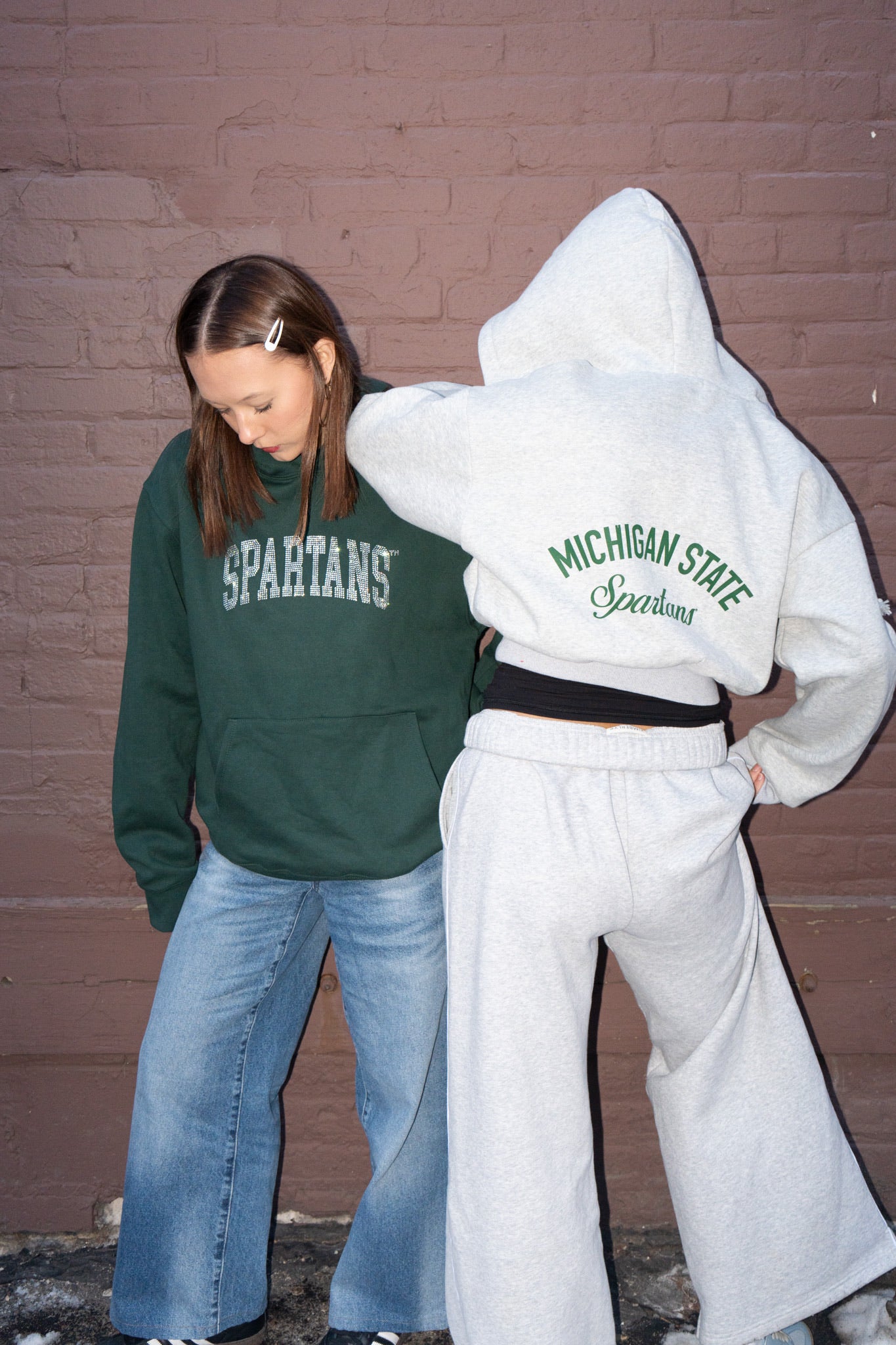 Spartans Rhinestone Hoodie