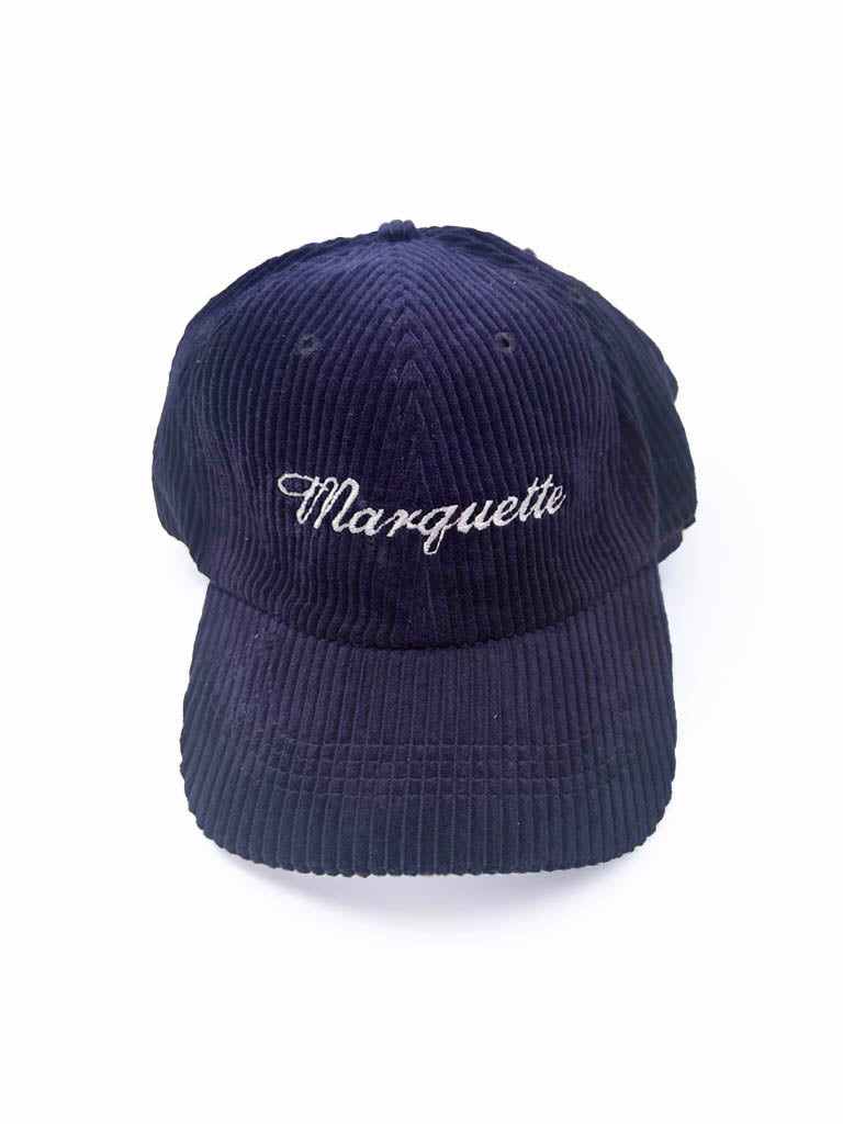 Marquette Embroidery Corduroy Hat