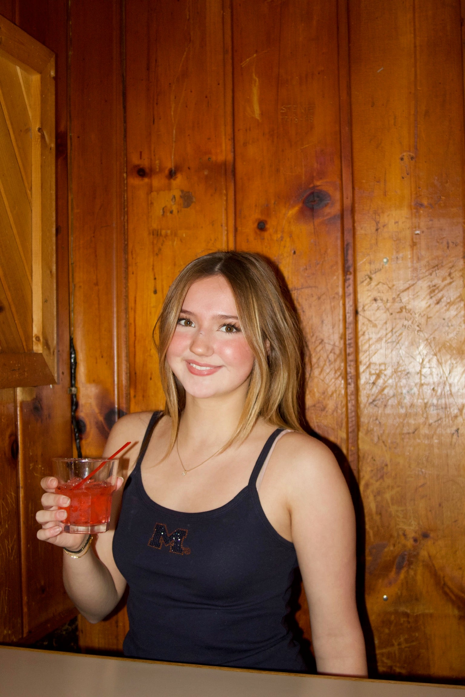 M Rhinestone Everyday Tank