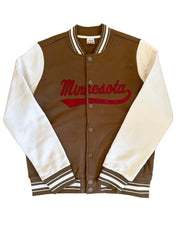 Minnesota Classic Letterman Sweatshirt Jacket