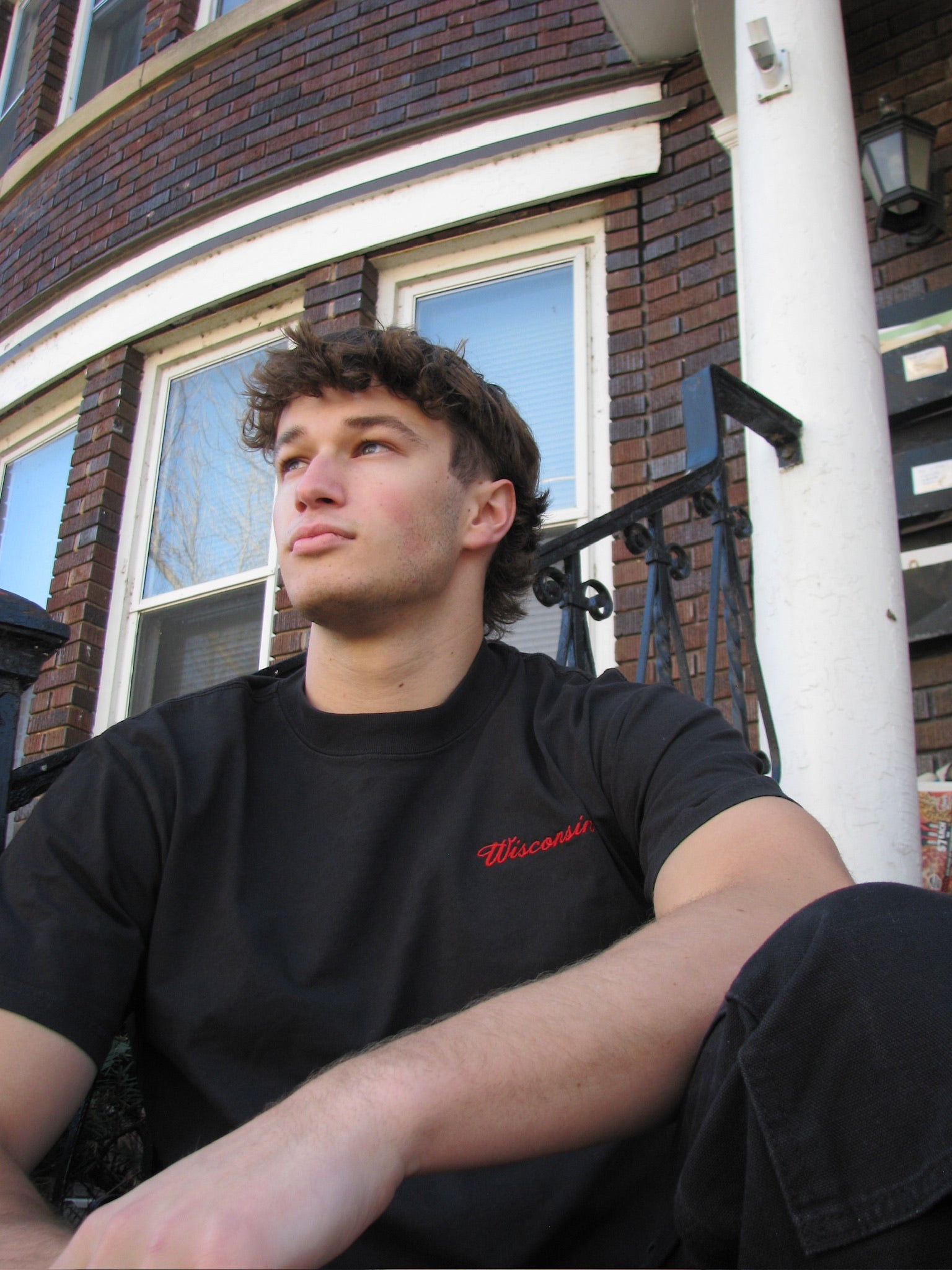 Wisconsin Script Oversized Tee