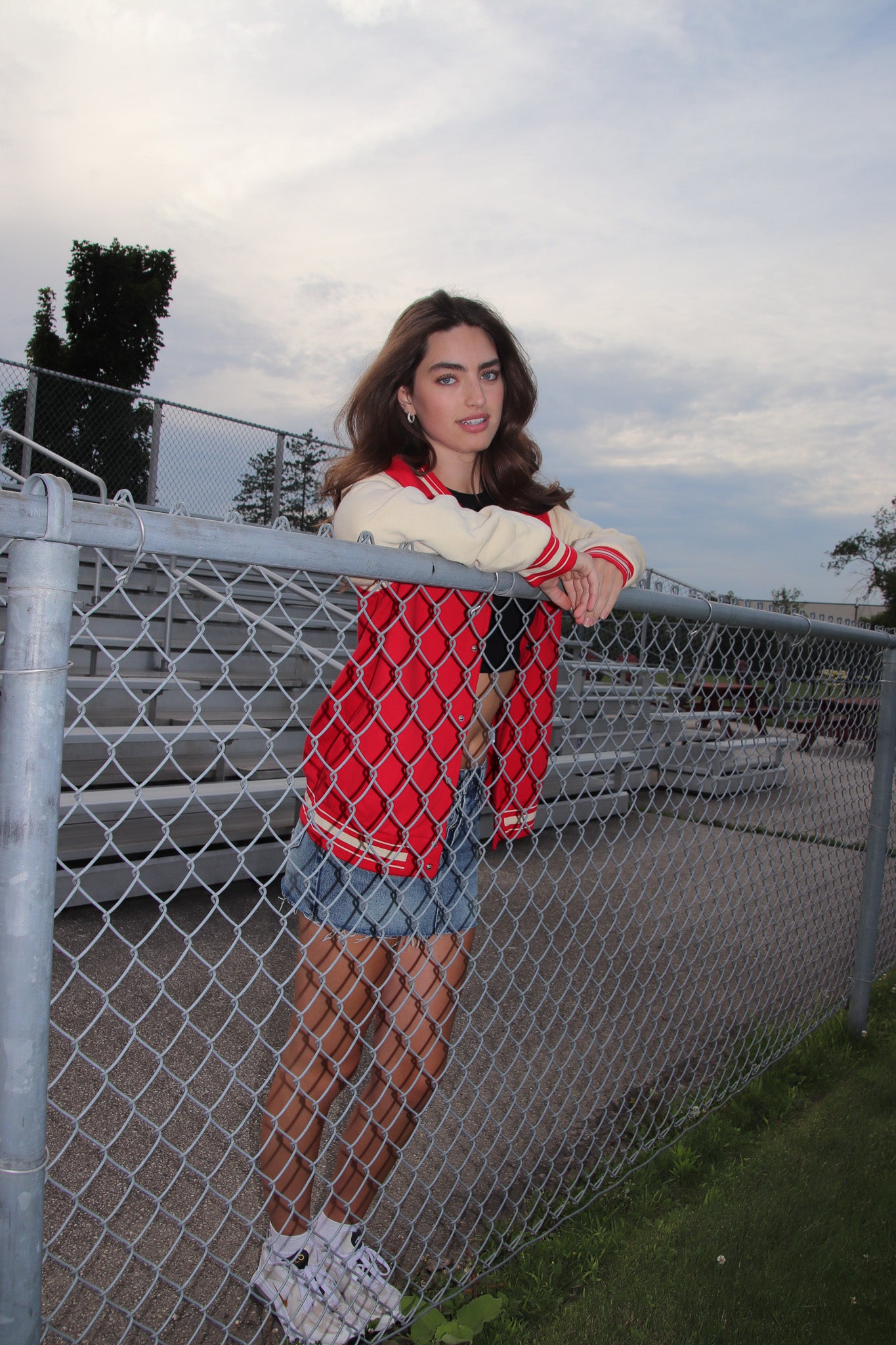 Wisconsin Fleece Letterman Jacket