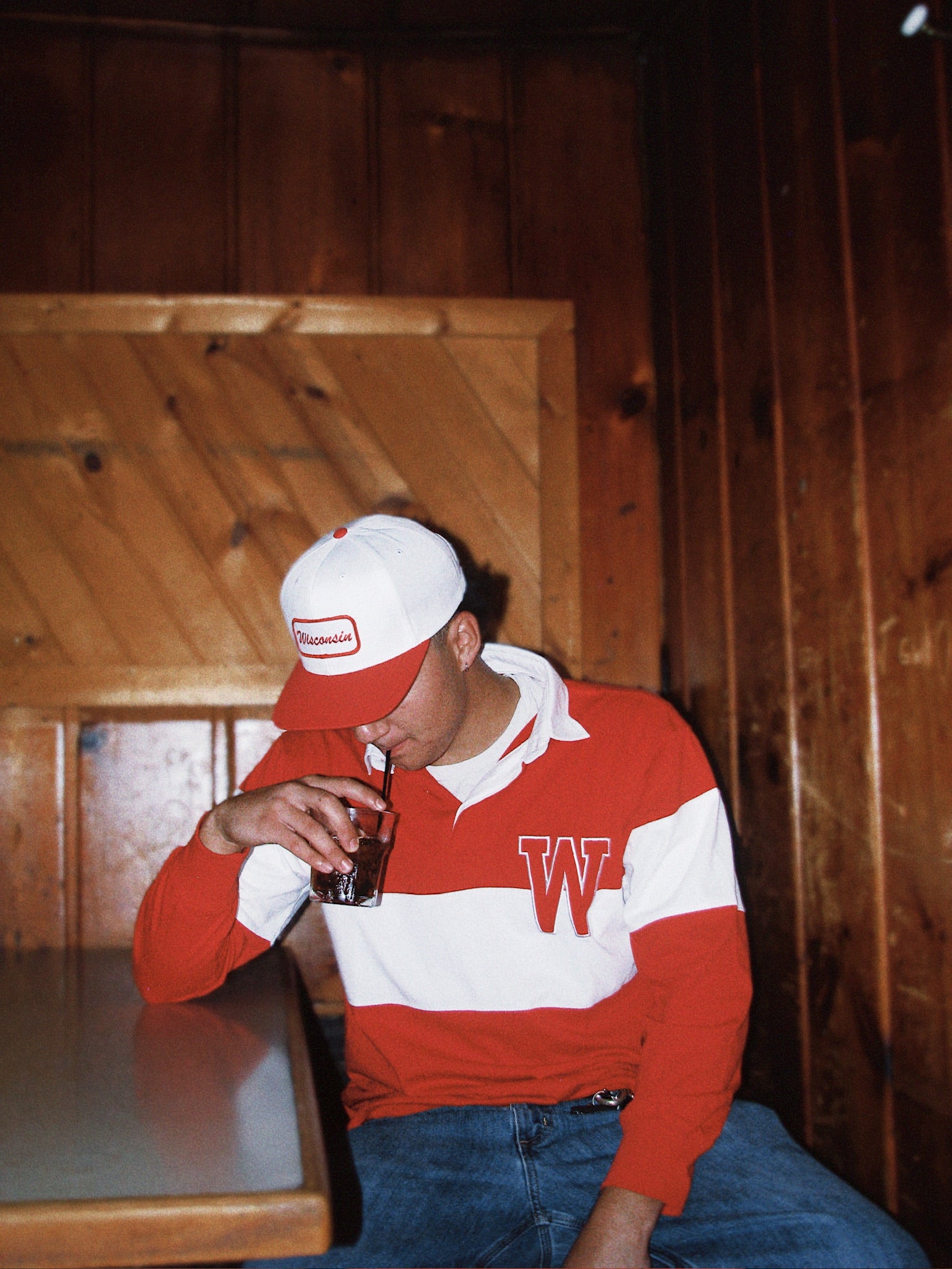 Wisconsin Name Plate Snapback Cap