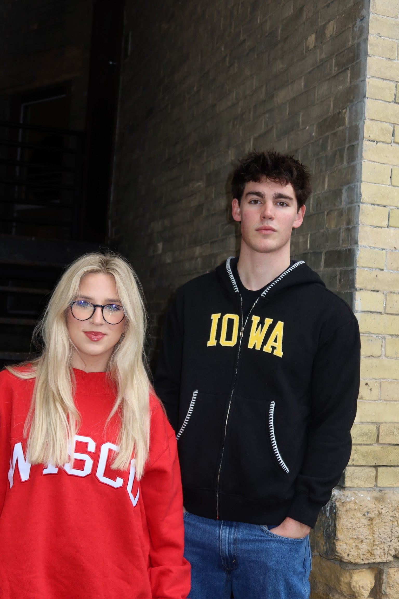 Iowa Whipstitch Full Zip Hoodie