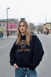 Michigan Rhinestone Hoodie