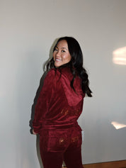 Minnesota Rhinestone Velour Set
