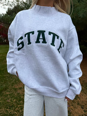 State Mock Neck