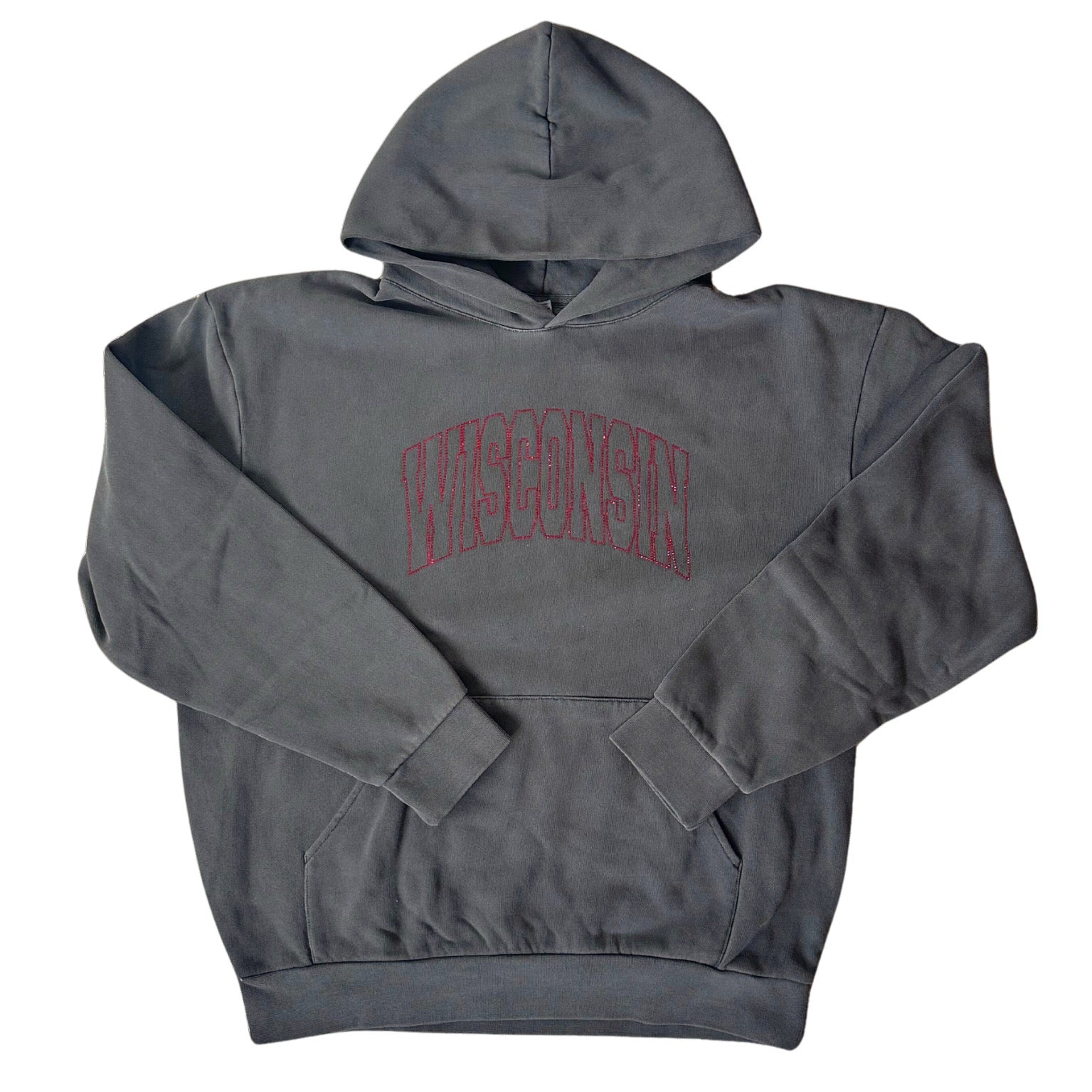 Wisconsin Rhinestone Hoodie