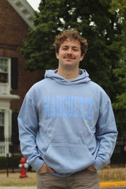 Marquette Tonal Puff Print Hoodie