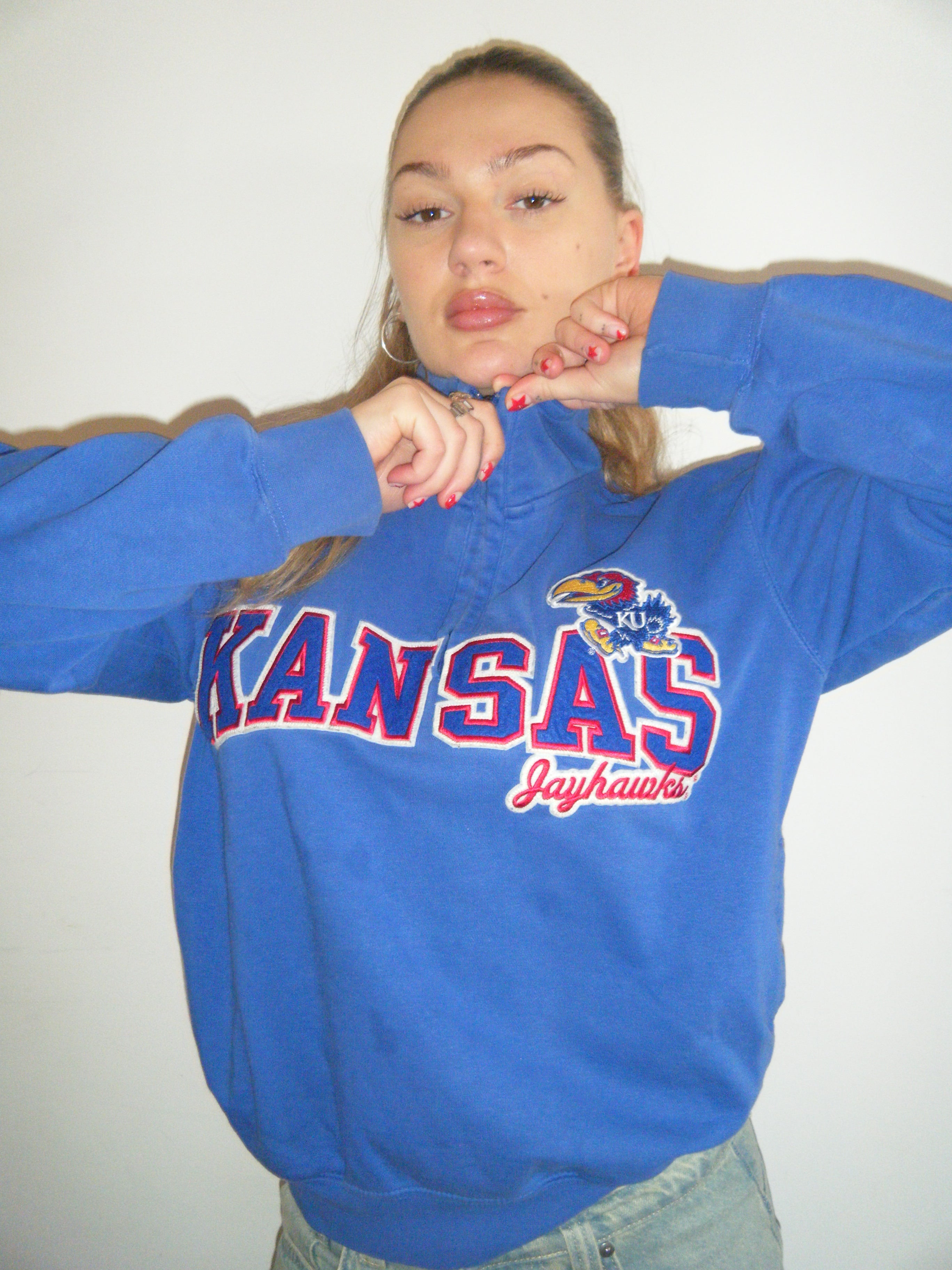 Vintage Kansas Quarter Zip