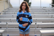 Marquette Striped Rugby Polo