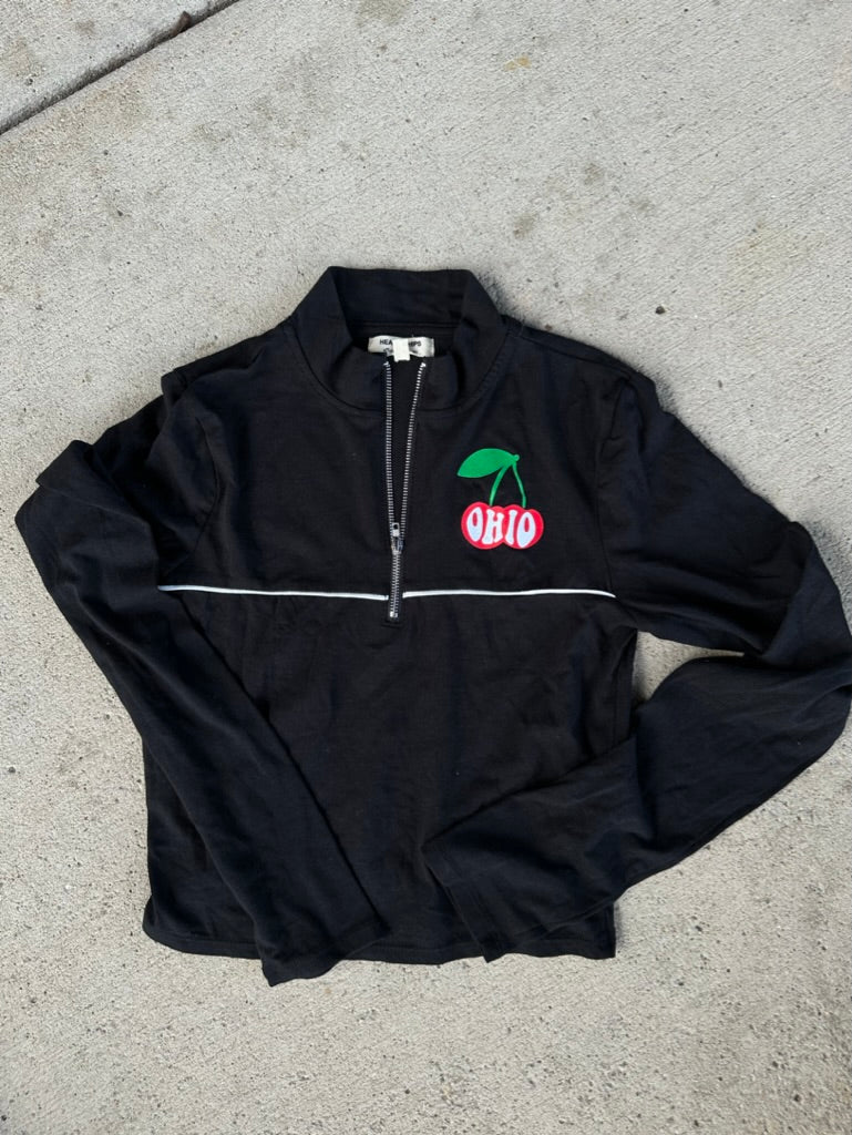 Ohio Cherries 1/4 Zip - Recess Apparel LLC