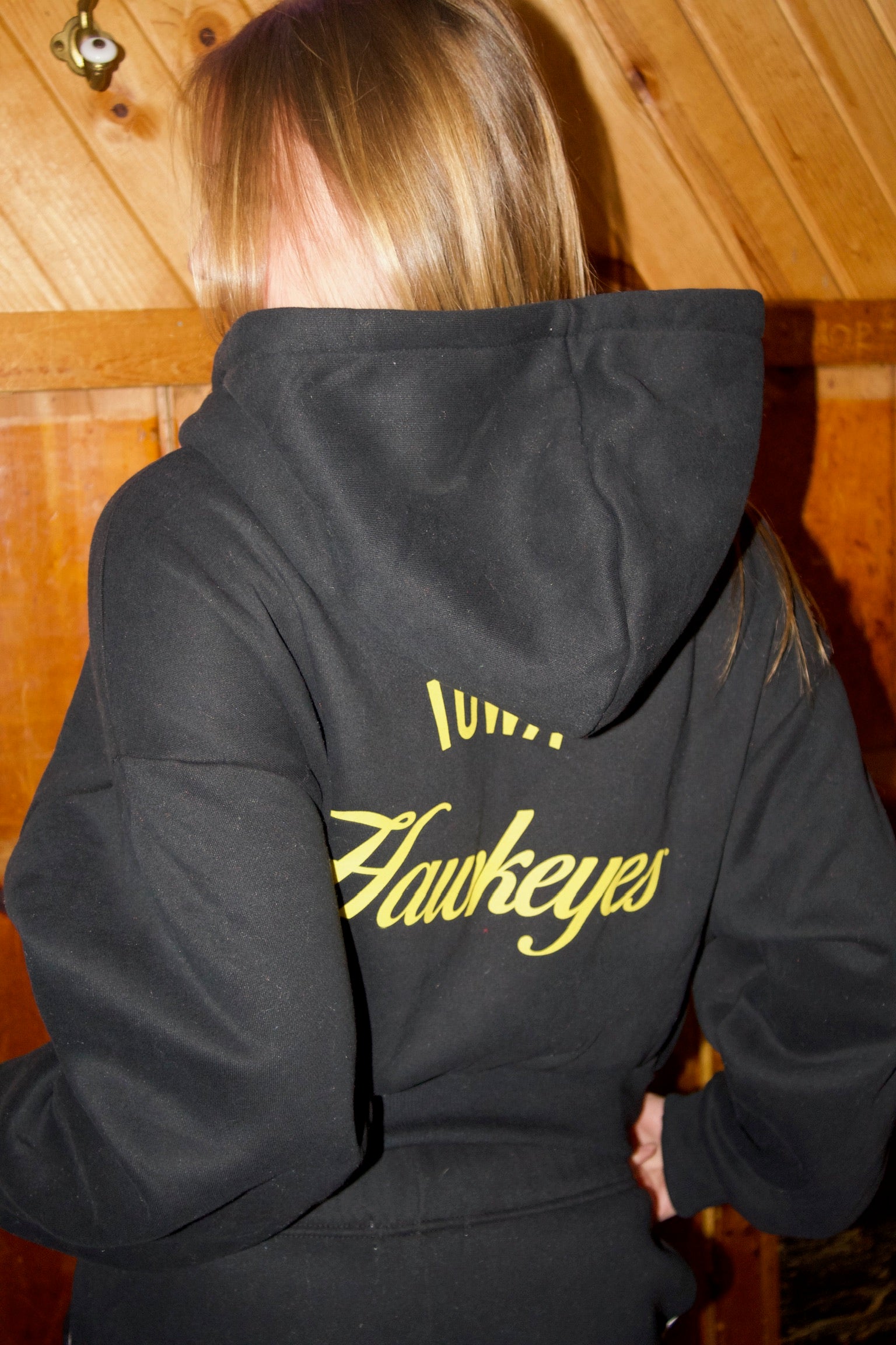 Iowa Hawkeyes Crop Full Zip