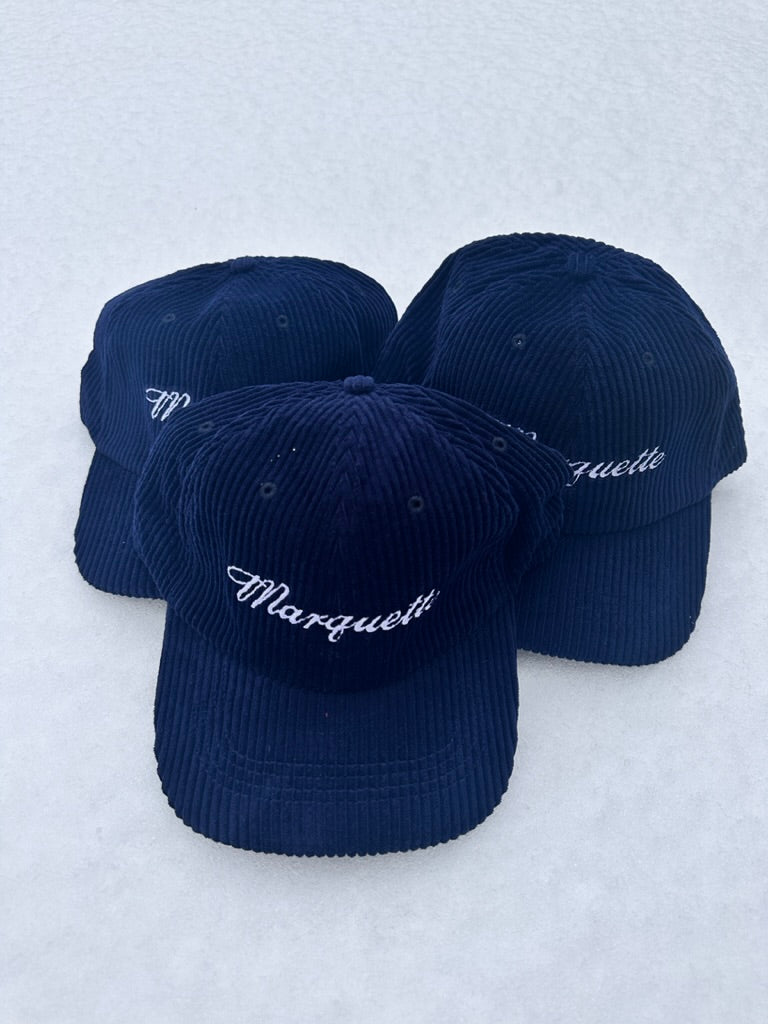 Marquette Embroidery Corduroy Hat