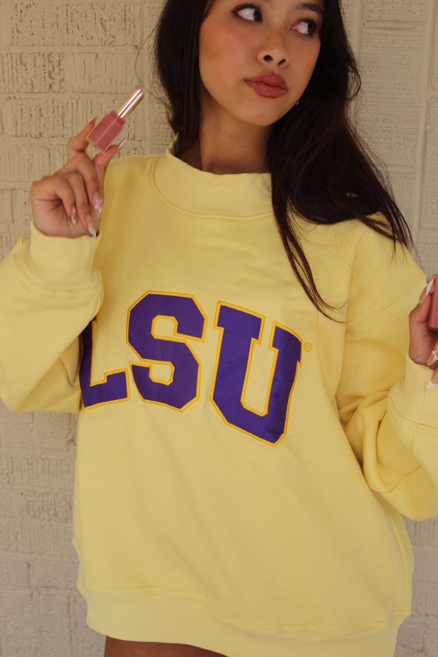 LSU Mock Neck