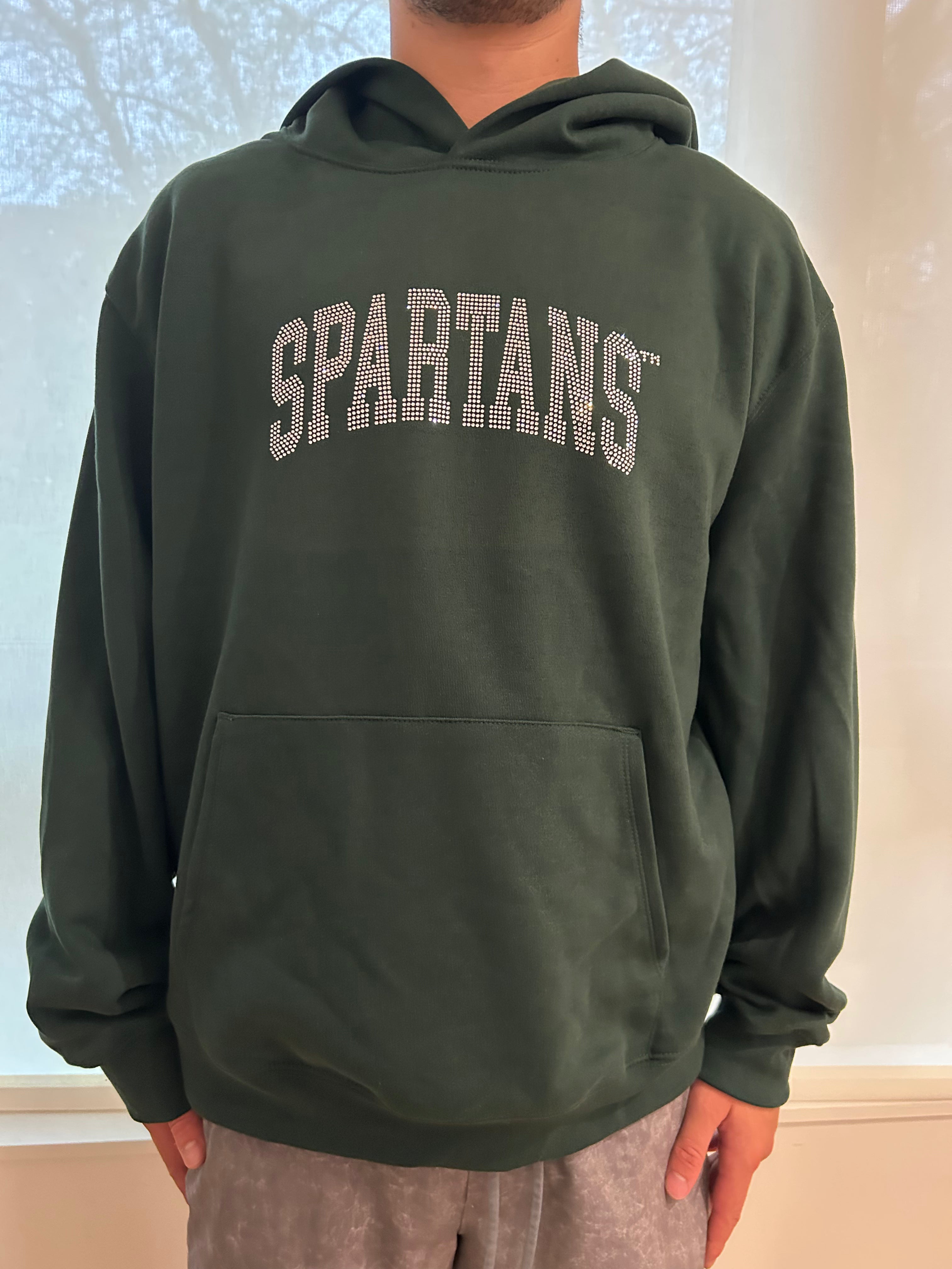 Spartans Rhinestone Hoodie