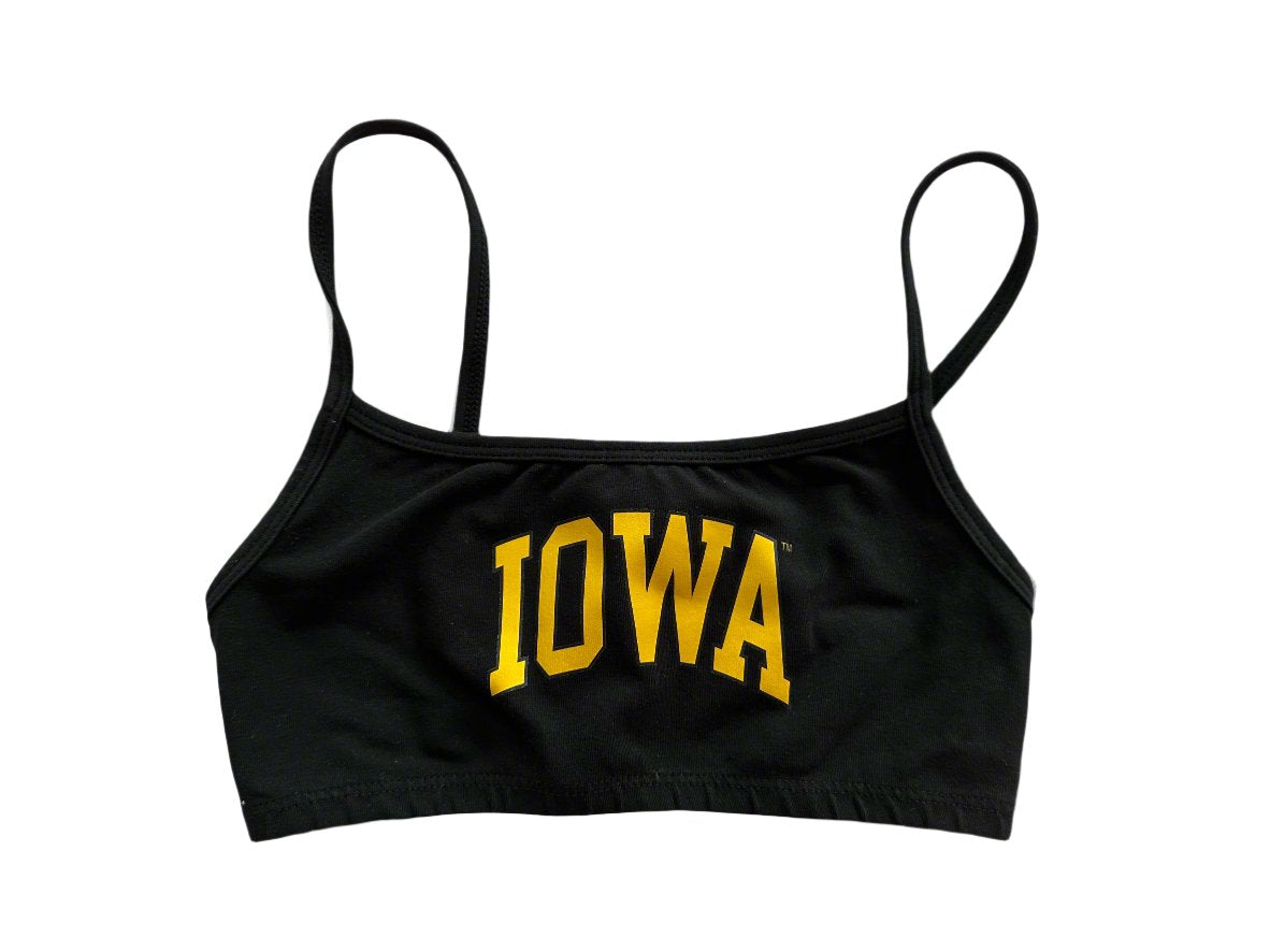 Iowa Block Halftime Bralette