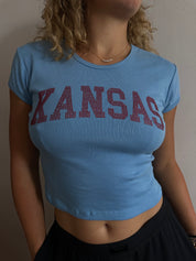 Kansas Rhinestone Freshman Tee