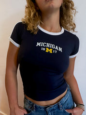 Michigan Soccer Baby Tee