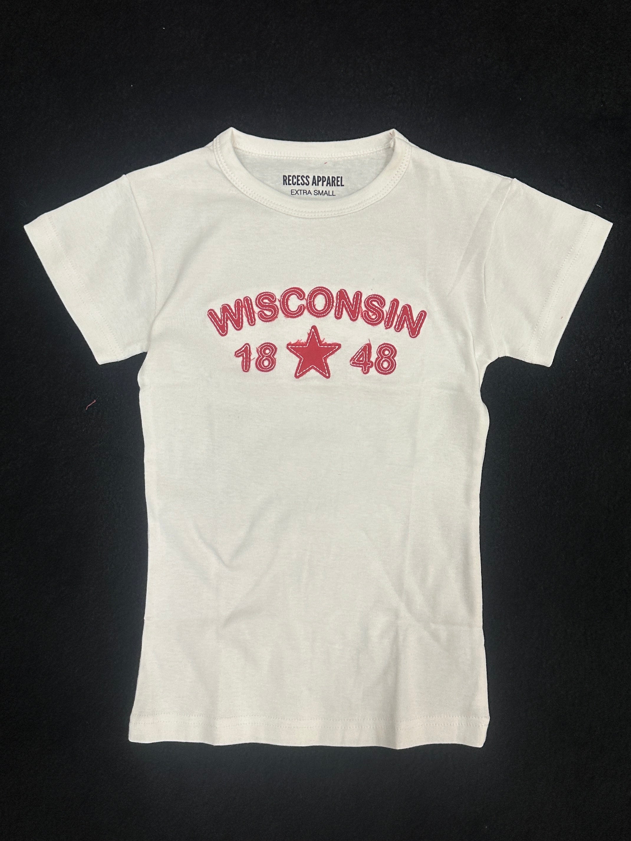 Wisconsin 1848 Applique Tee