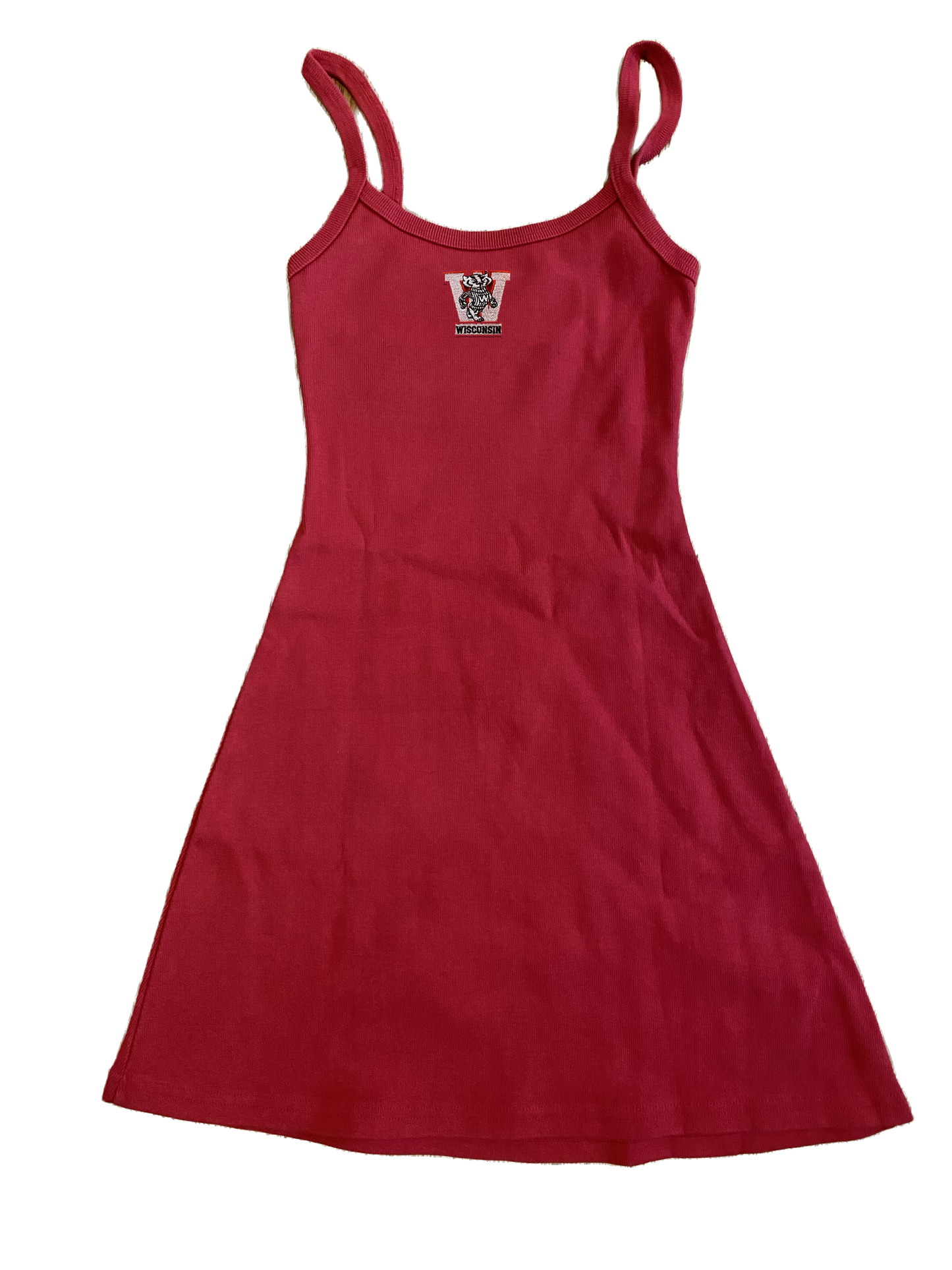 Wisconsin Mini Patch Ribbed Dress