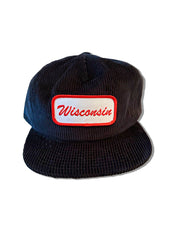 Wisconsin Name Plate Corduroy Hat