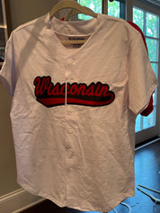 Wisconsin Cotton Baseball Jersey