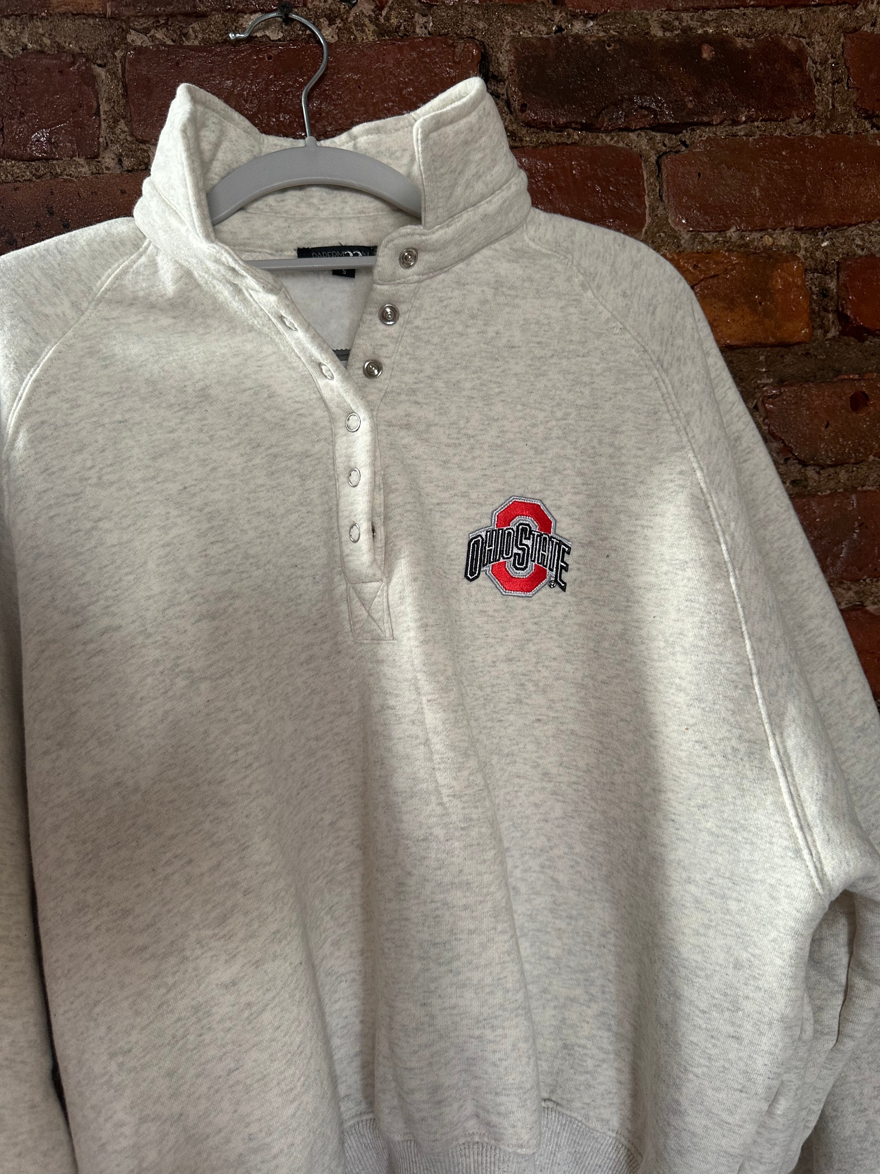 Ohio Patch Snap Button Sweatshirt