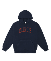 Illinois Rhinestone Hoodie