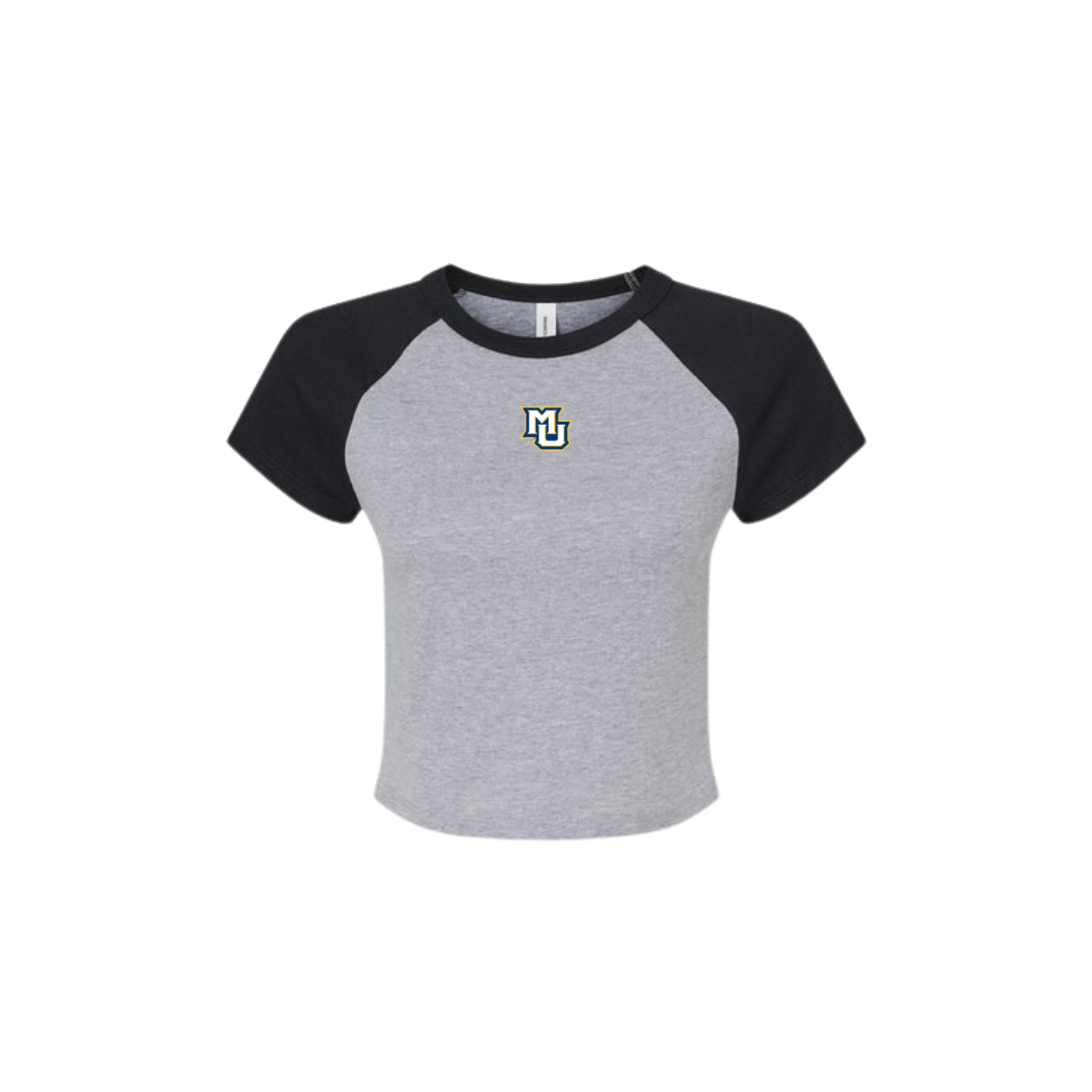 Marquette Crop Dugout Tee