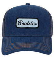 Boulder Name Plate Denim Trucker