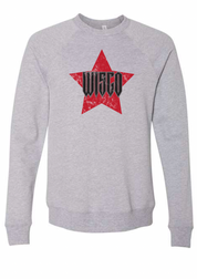 Wisco Rockstar Raglan Crew