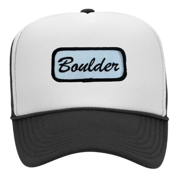 Boulder Name Plate Trucker