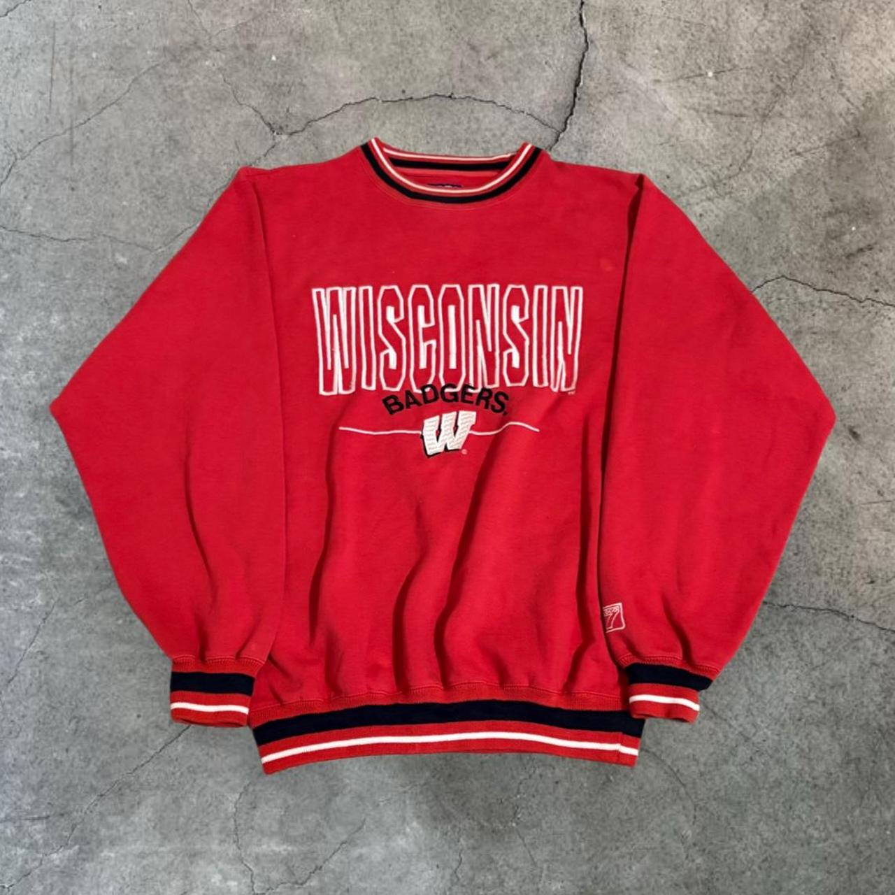 Vintage Embroidered Wisconsin Sweatshirt