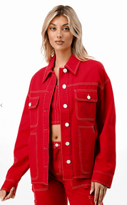 Carpenter Contrast Stitch Jacket