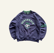 Vintage Wisconsin Two Tone Crewneck