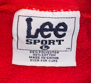 Vintage Wisconsin Lee Red Crewneck