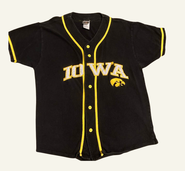 Vintage Iowa Button Up Jersey