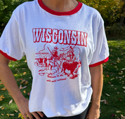 Wisconsin Western Ringer Tee