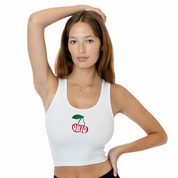 Ohio Cherries Ribbed Tank - Recess Apparel LLC