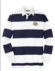 Marquette Striped Rugby Polo