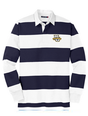 Marquette Striped Rugby Polo