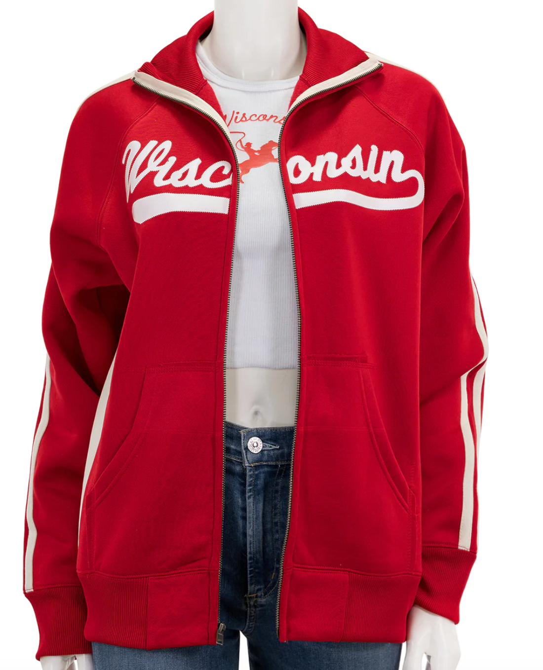 Wisconsin Old School Track Jacket