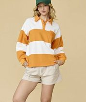 T Striped Polo